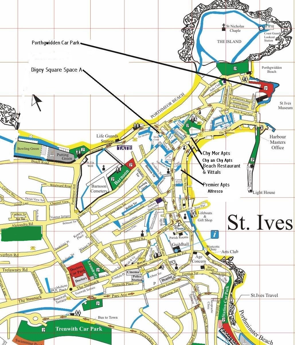local-map-quality-self-catering-accommodation-and-restaurants-in-st-ives